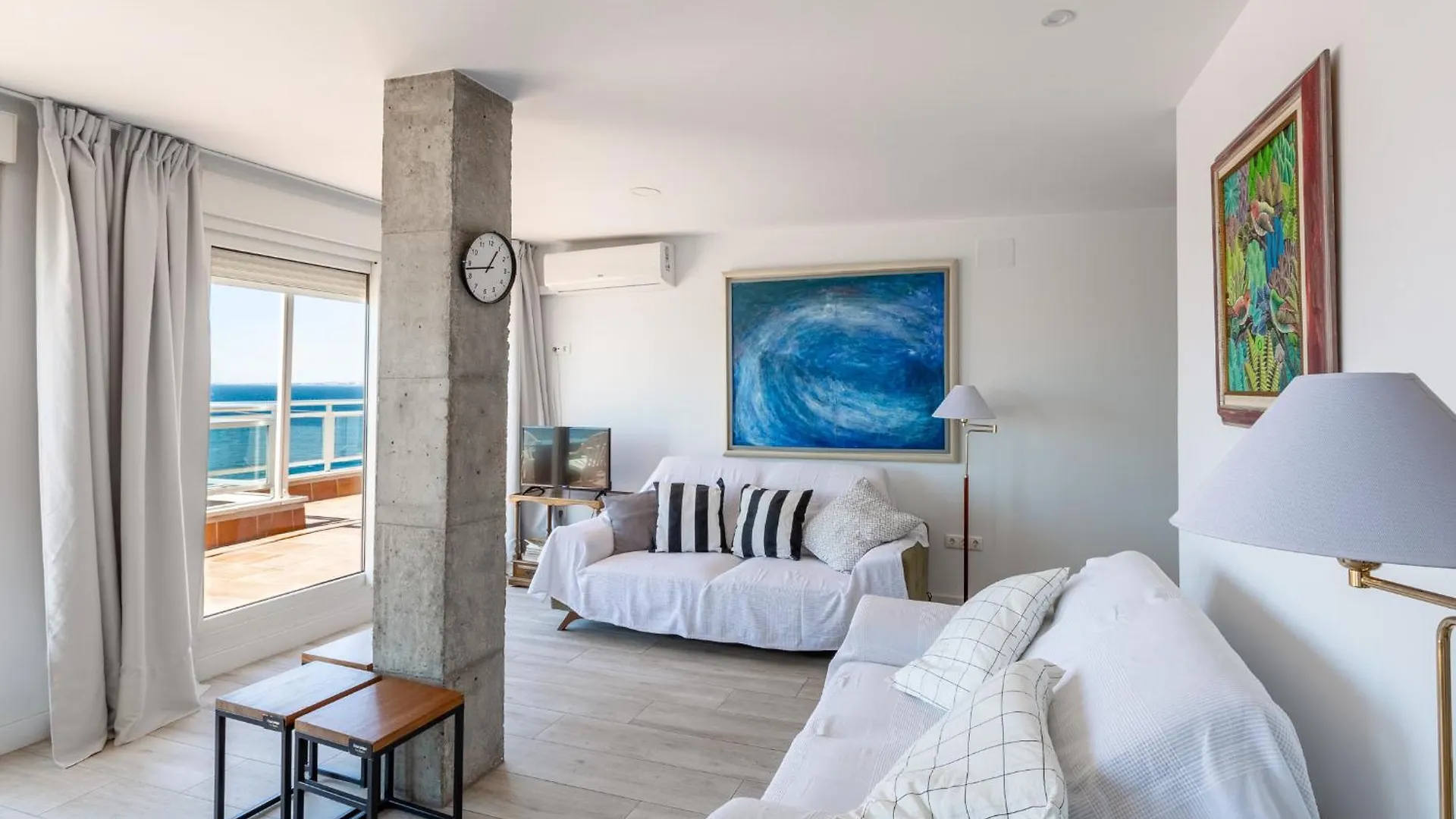 Atico Con Garaje En 1º Linea De Playa Almeria Apartment